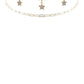 Rhinestone Star Charm 3 Layered Necklace
